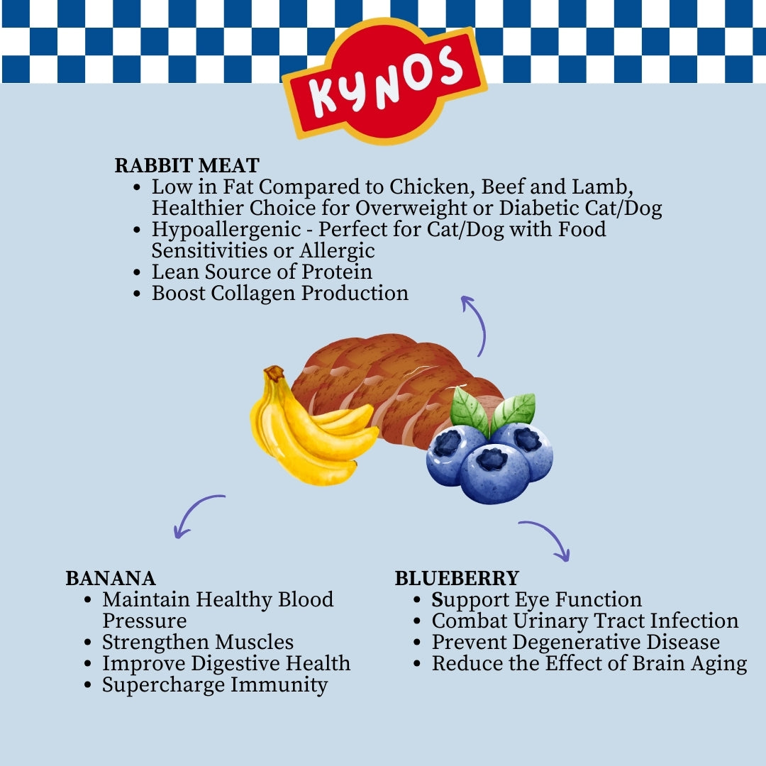 KYNOS - Rabbit Chips šš« Banana & Blueberry