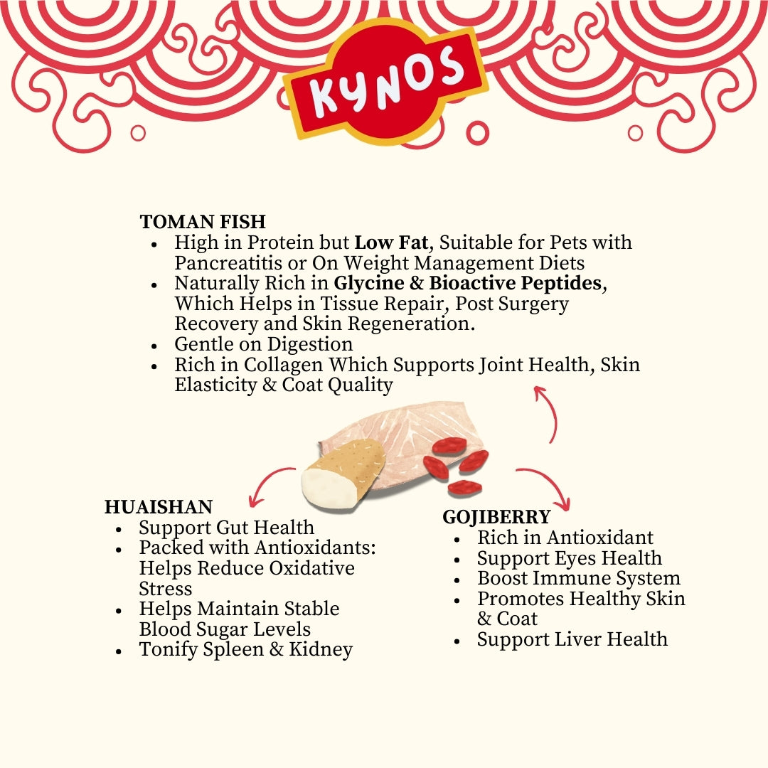 KYNOS - Fish Chips 🍒Huaishan & Goji Berry